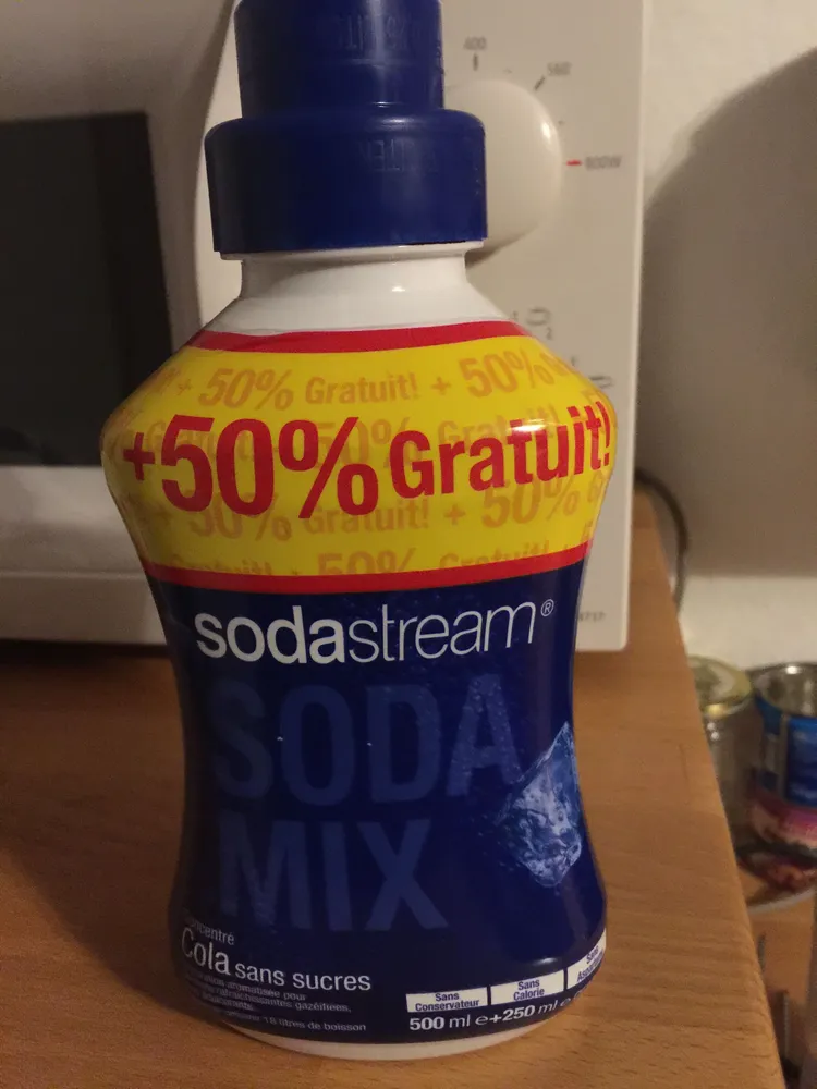 Soda mix concentré cola sans sucres