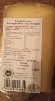 Comté 12 mois AOP