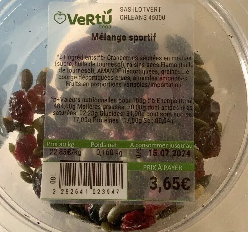 Mélange sportif