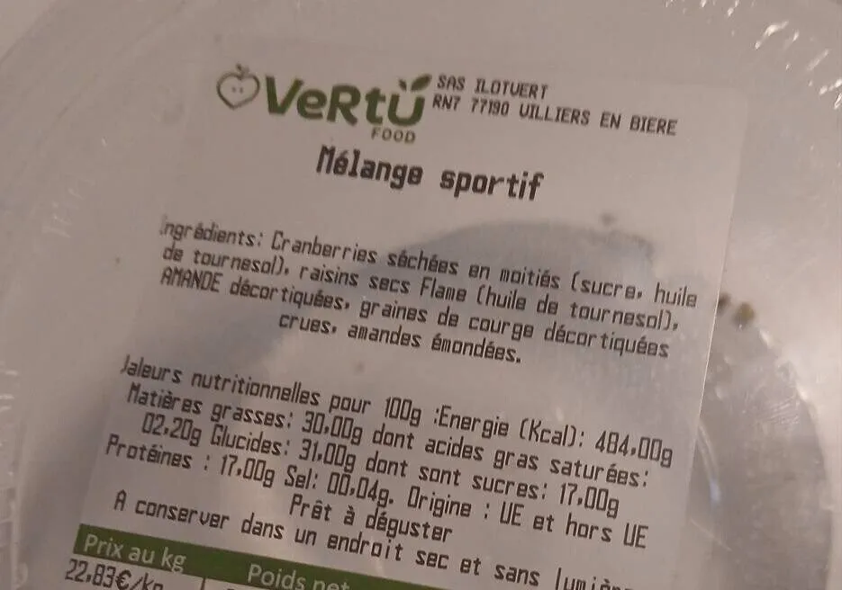 Mélange sportif