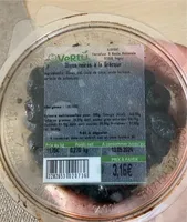 Olives noires a la Grecque