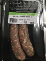 Saucisses oignons persil