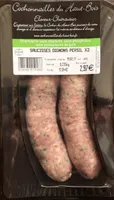 Saucisses oigons persil