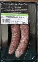 Saucisses oignons persil x2
