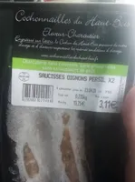 Saucisse oignon persil