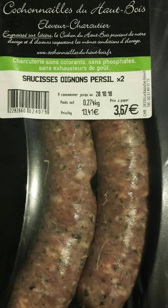 Saucisses oignons