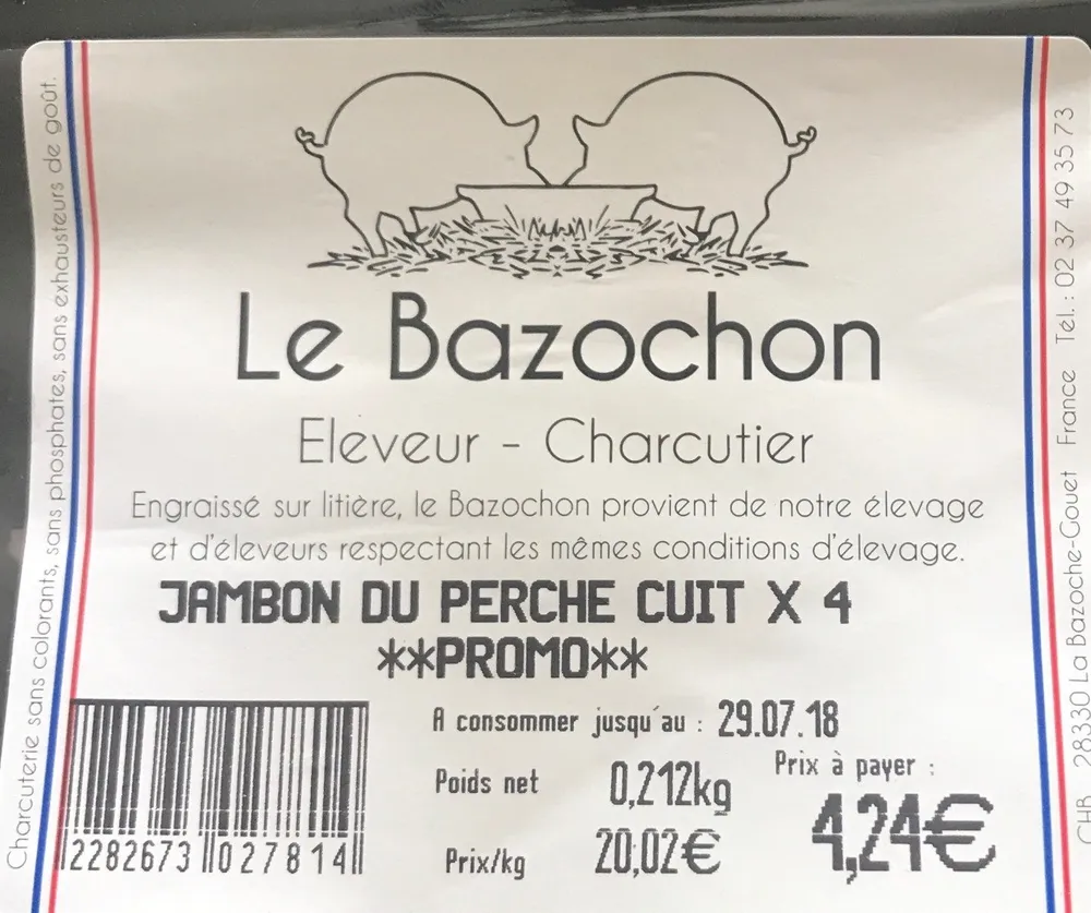 Jambon du Perche cuit
