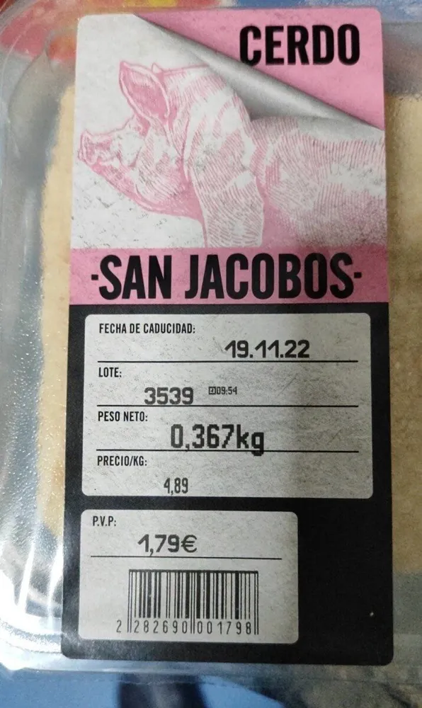 San Jacobos de cerdo