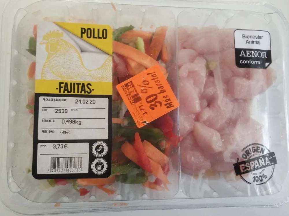 Fajitas pollo