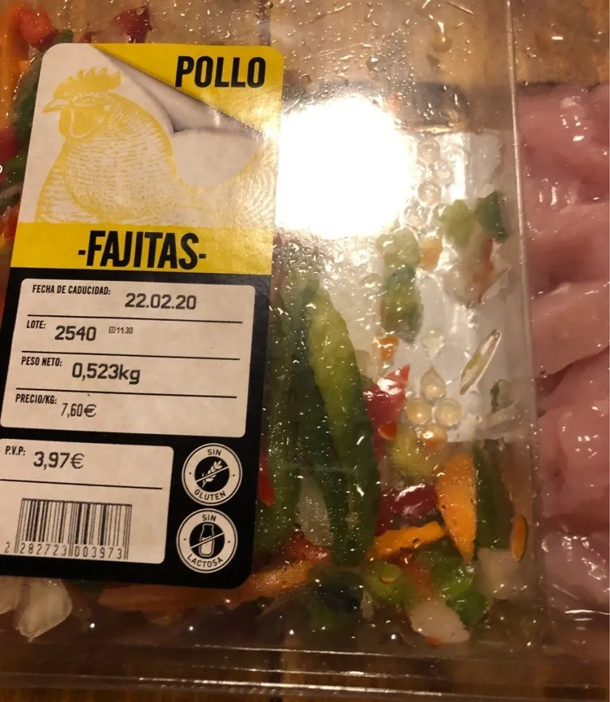 Fajitas pollo