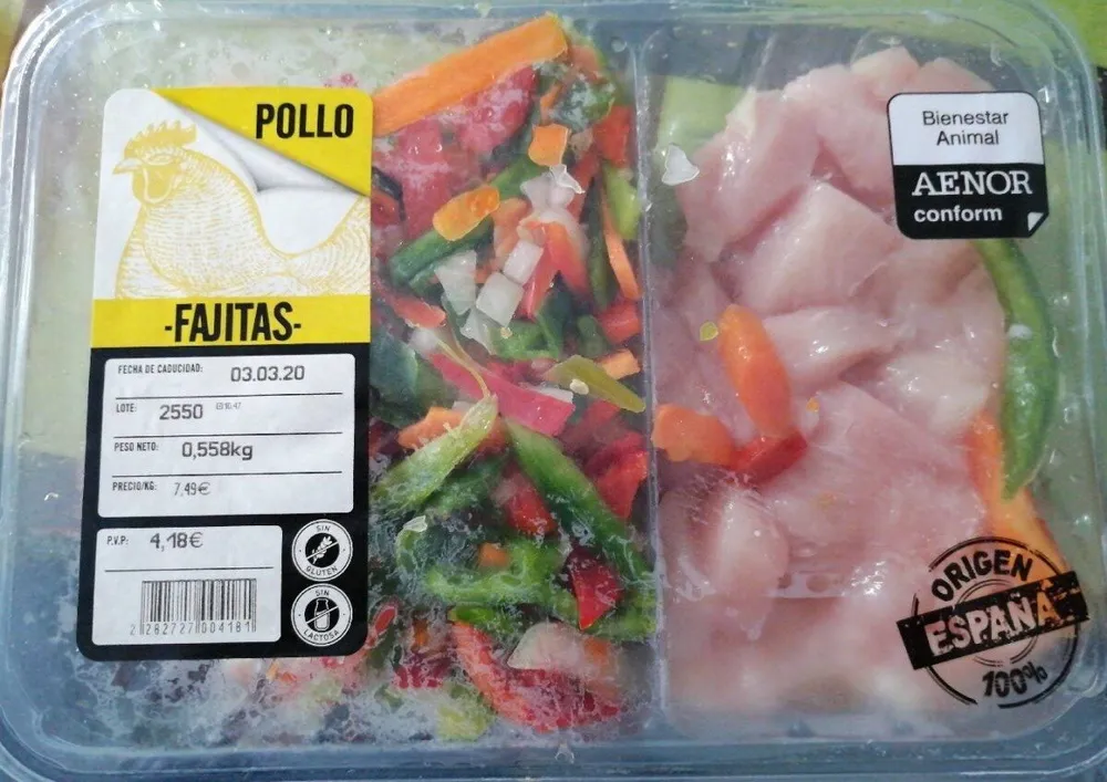 Fajitas pollo