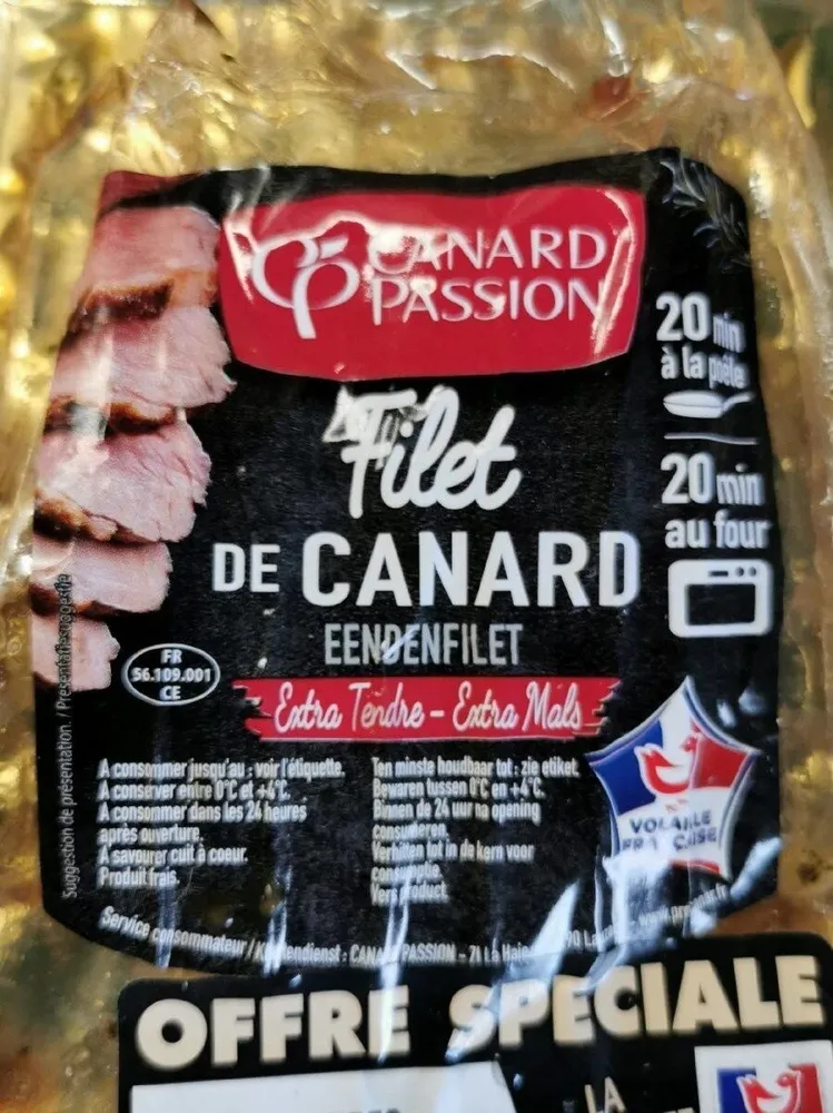 Filet de canard aromatisés au cèpes