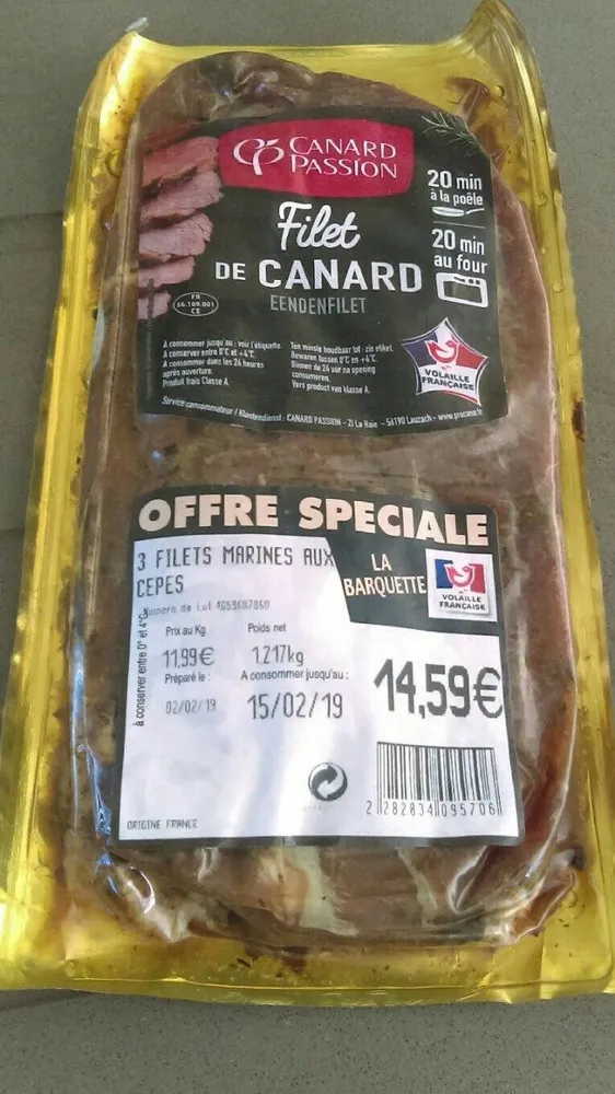 Filet de canard
