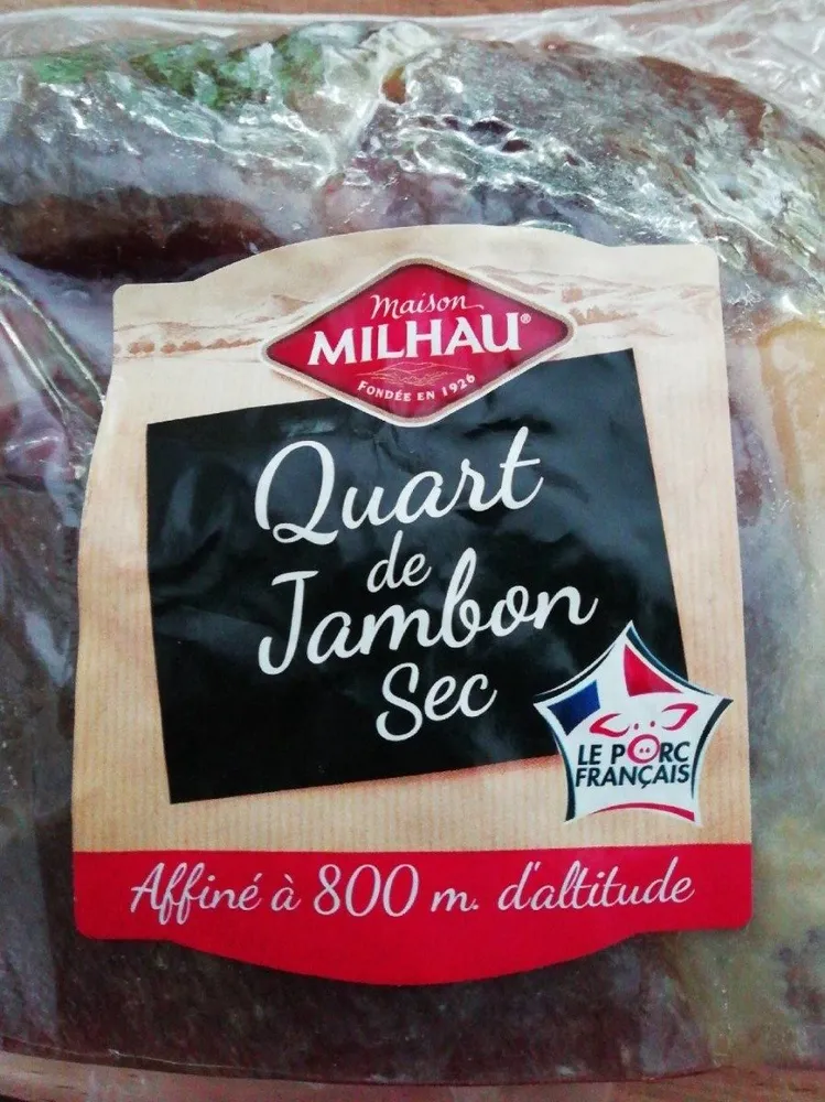 Quart de jambon sec entier