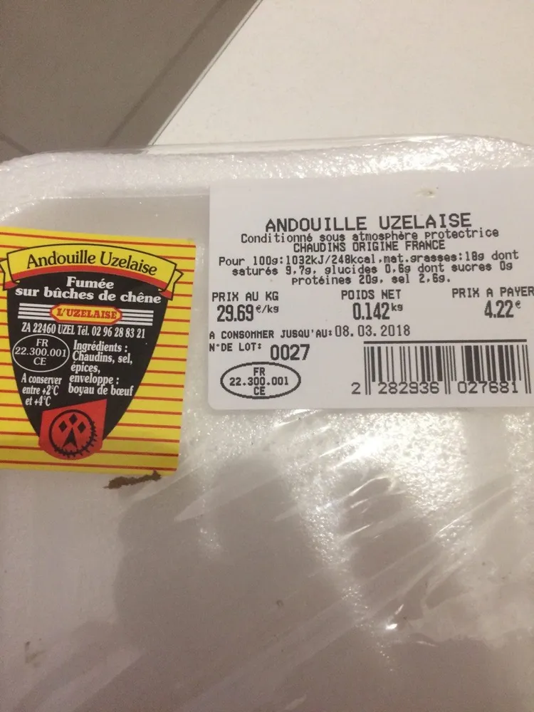 Andouille uzelaise