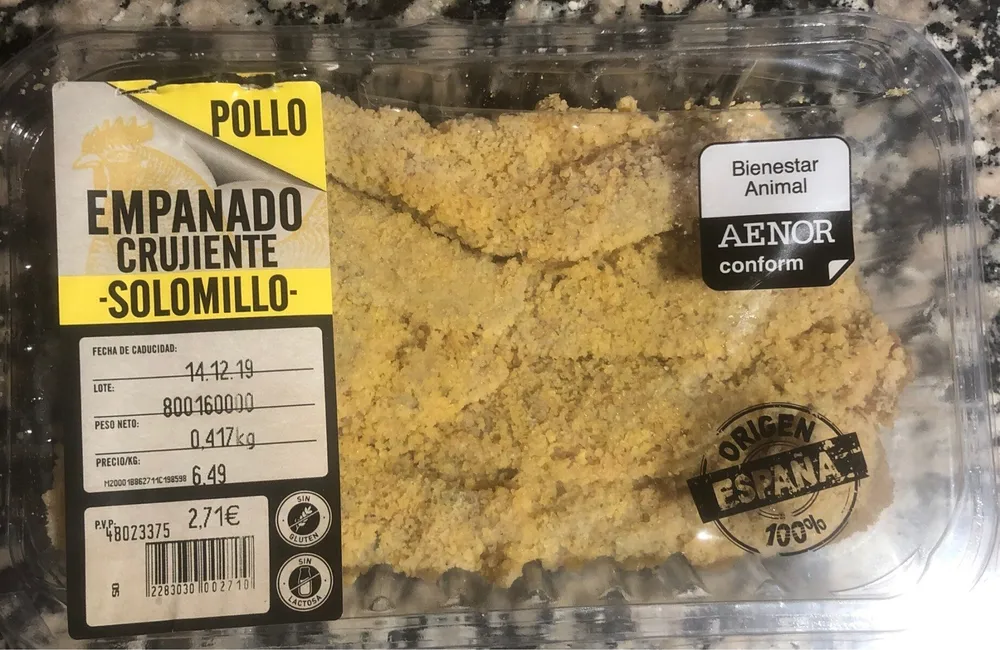 Empanado Pollo Crujiente
