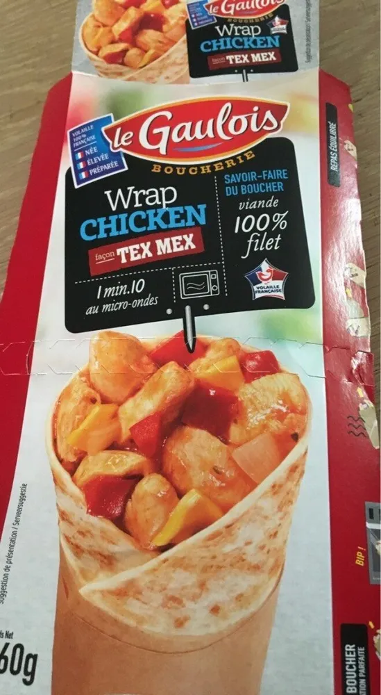 Wrap chicken