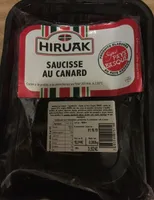 Saucisses au canard