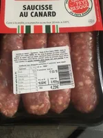 Saucisse de canard