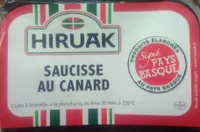 Saucisse de canard