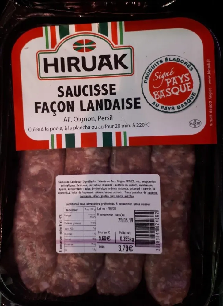 Saucisse façon landaise