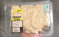 Pechuga de pollo empanada