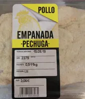 Pechuga empanada de pollo