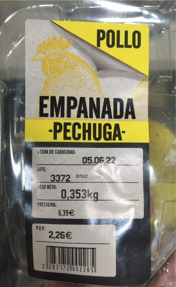 Pechugas empanadas