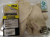 Pechuga empanada de pollo