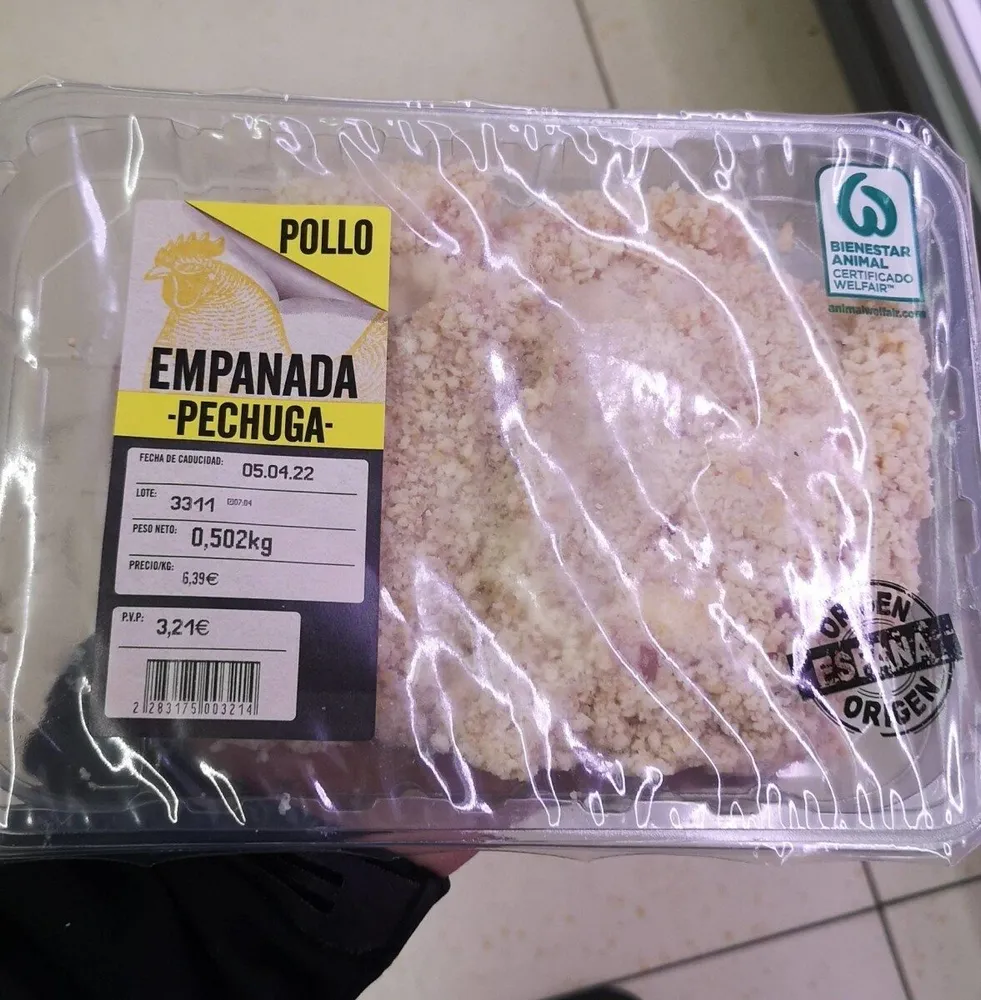 Pechuga empanada