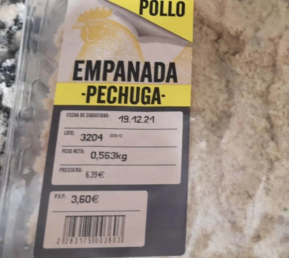 Empanada pechuga