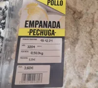 Empanada pechuga