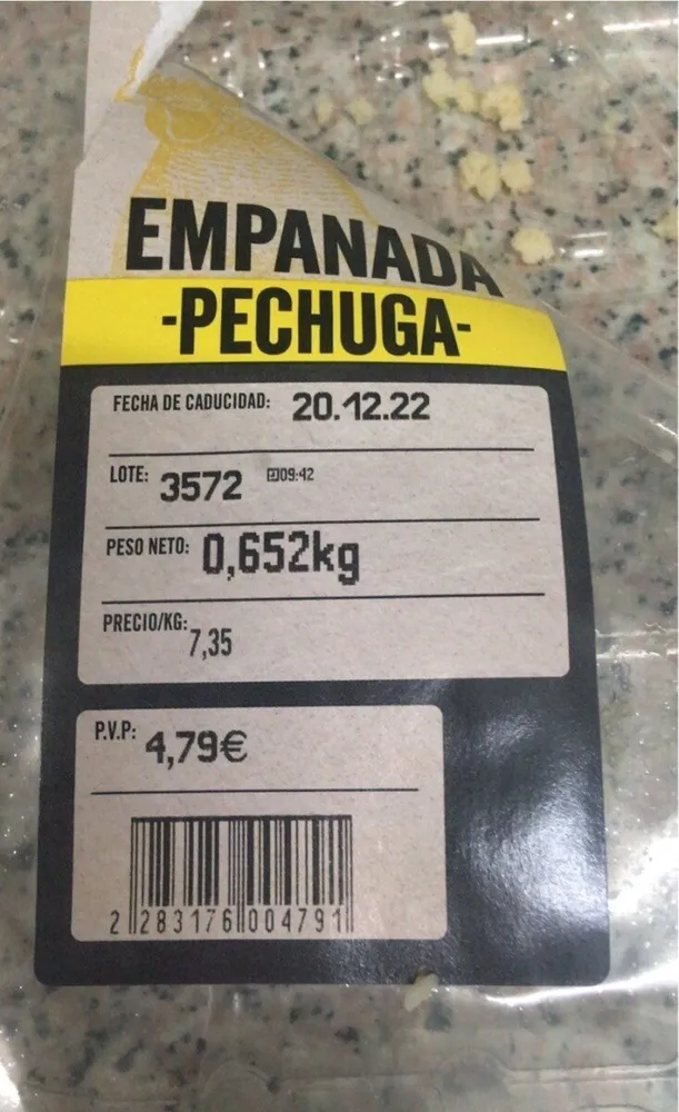 Empanada pechuga