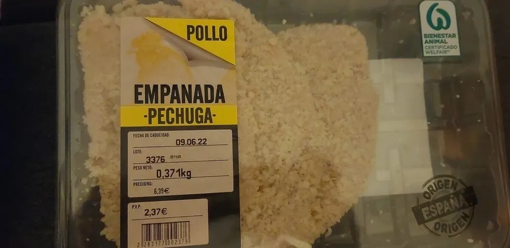 Pechuga empanada