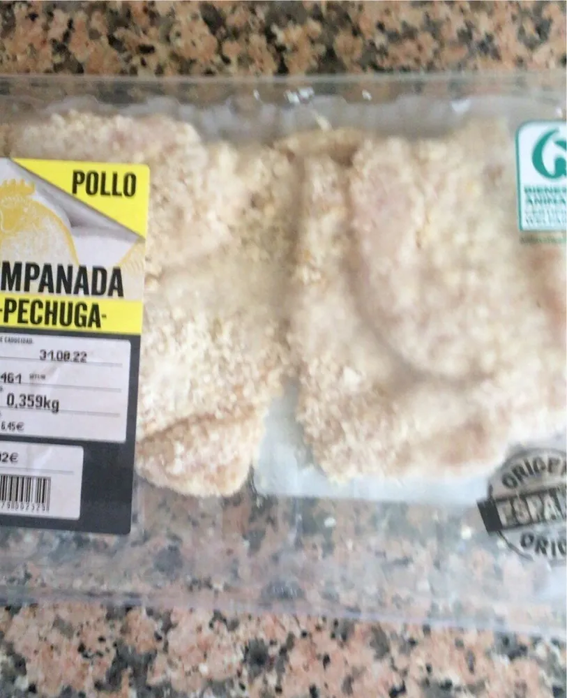 Pechuga empanada