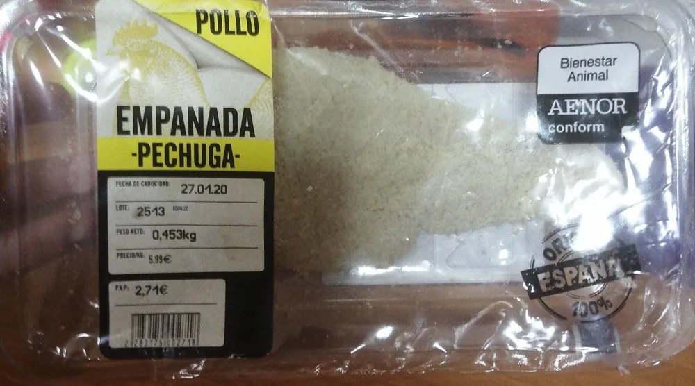 Pechuga empanado