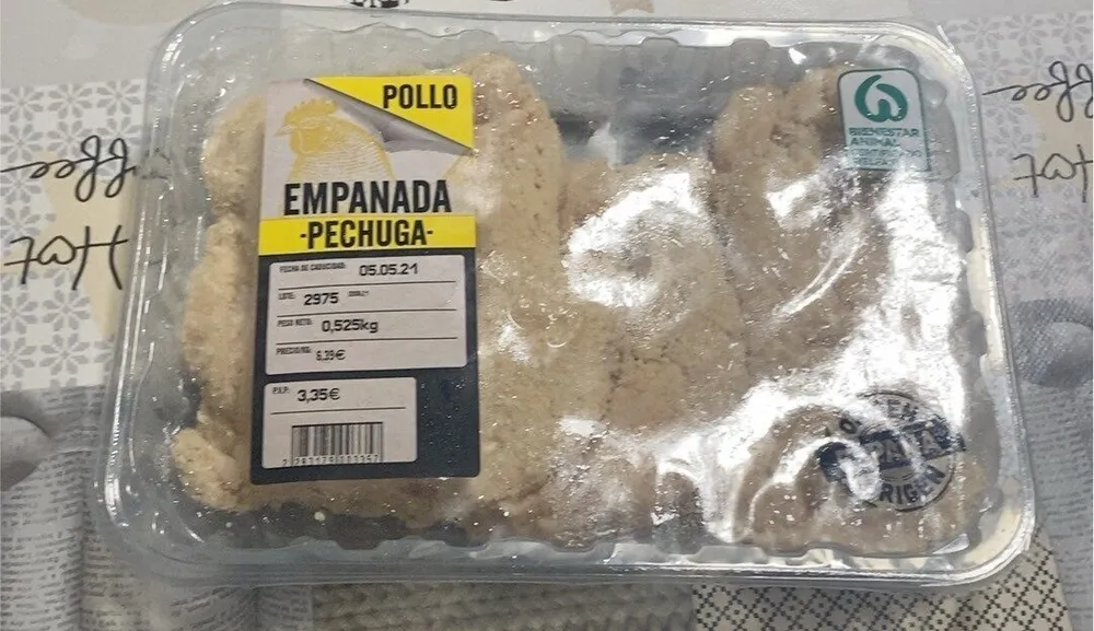Pechuga de pollo empanada
