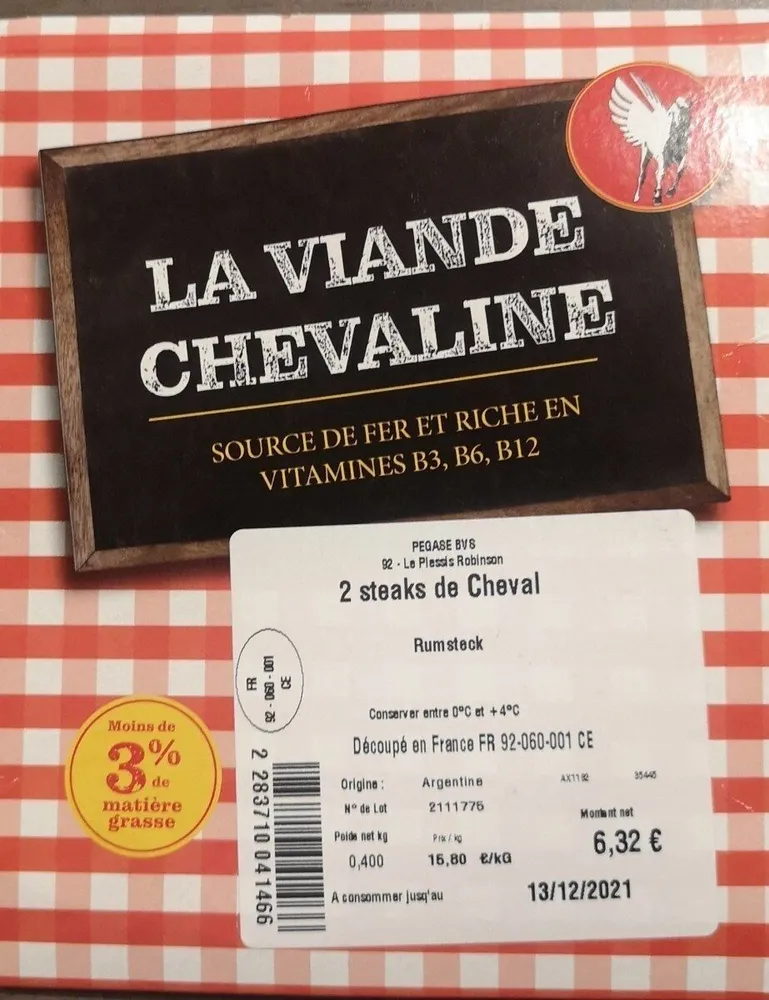 Steaks de Cheval