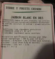 Jambon blanc en dès