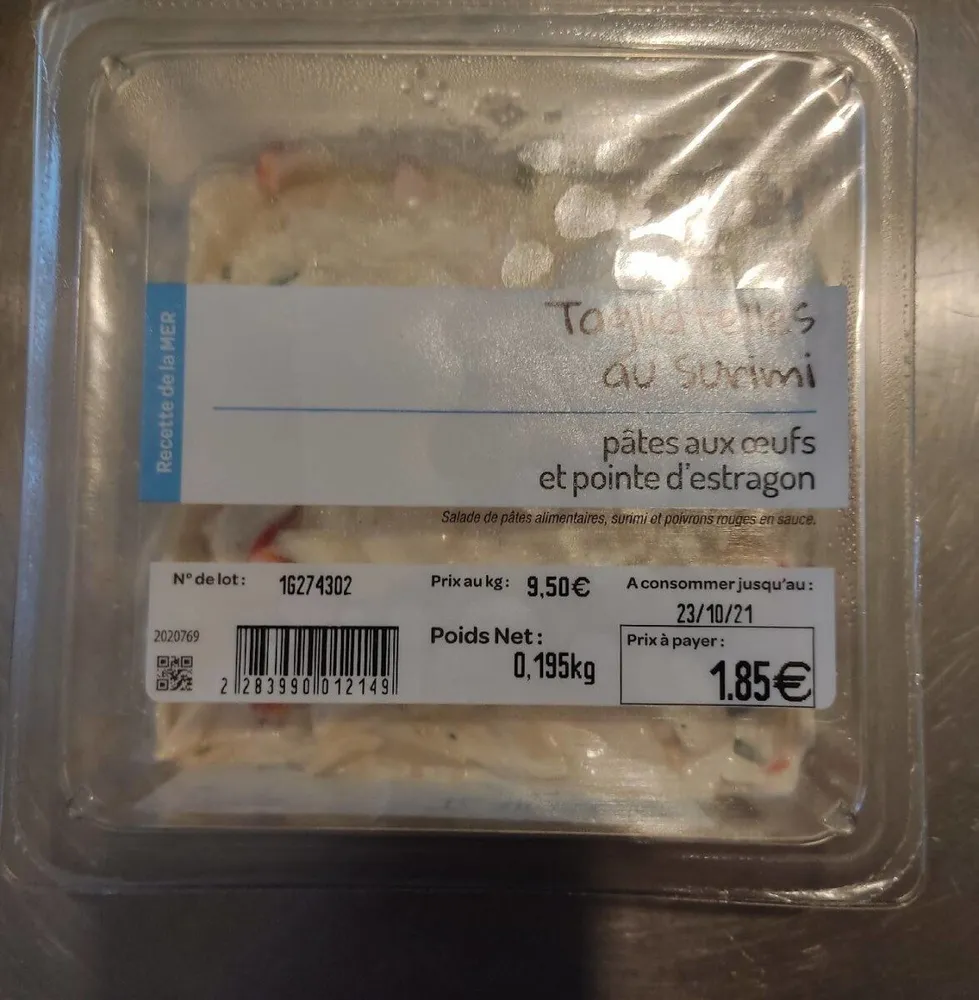 Tagliatelles au surimi