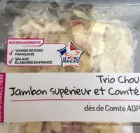 Trio chou jambon supérieur et Comté