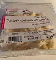Trio chou jambon superieur et comté