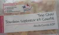 Trio chou jambon supérieur et comté AOP