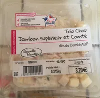 Trio chou jambon superieur et compté
