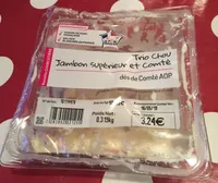 Trio choux, jambon supérieur et comté