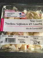 Trio chou jambon supérieur et comté