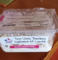 Trio Chou Jambon Supérieur et Comté