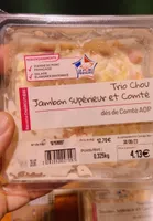 Trio Chou jambon supérieur et comté