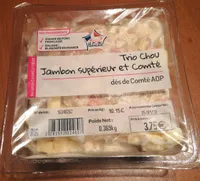 Trio chou jambon supérieur et comté