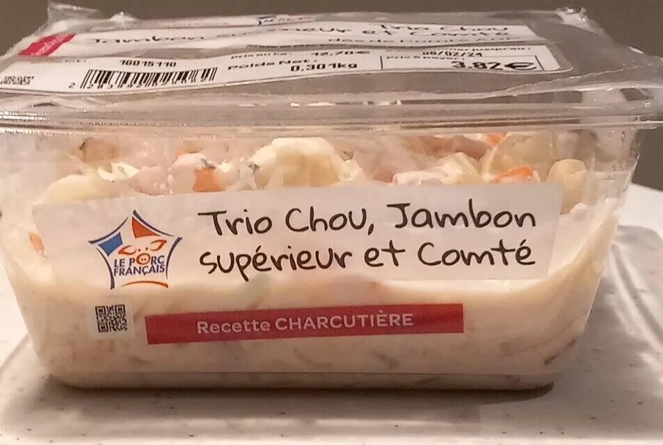 Trio chou jambon supérieur et Comté